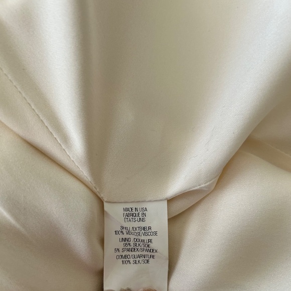 Ivory Helmut Lang Asymmetrical Draped Dress and Matching Jacket - Picture 8 of 16